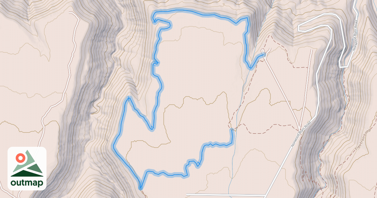 Map of Pinyon Point Loop