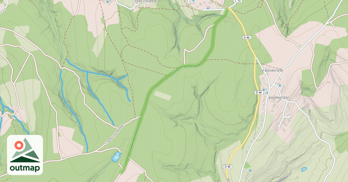 Map of Chemin des Revolets