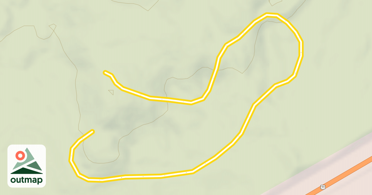 Map of Red Trail