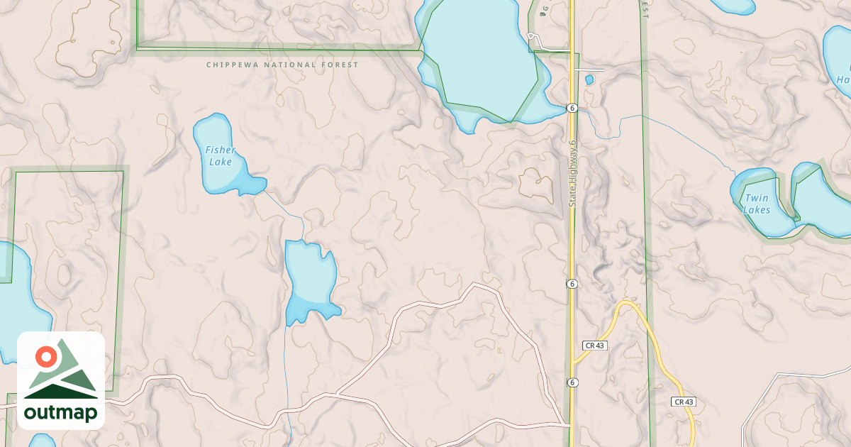 Map of EAST LACROIX SPUR A