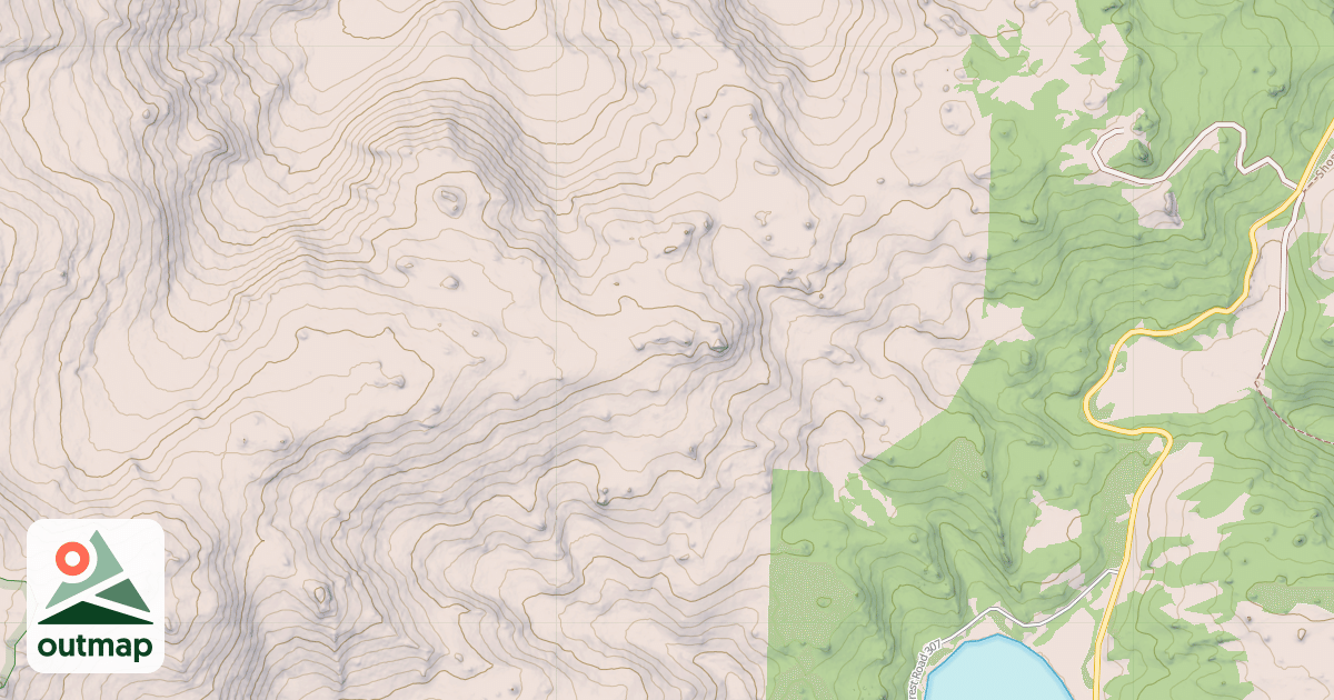 Map of BLUE RIDGE