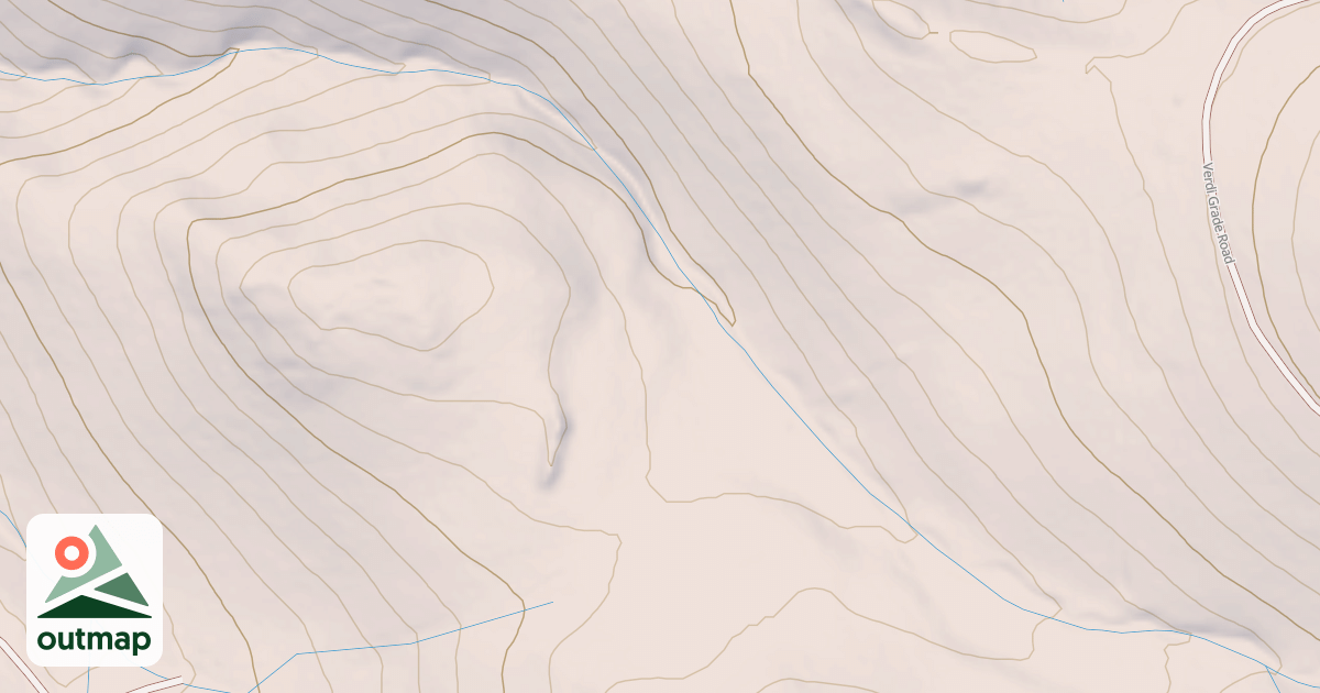 Map of Cottonwood Moto Trail