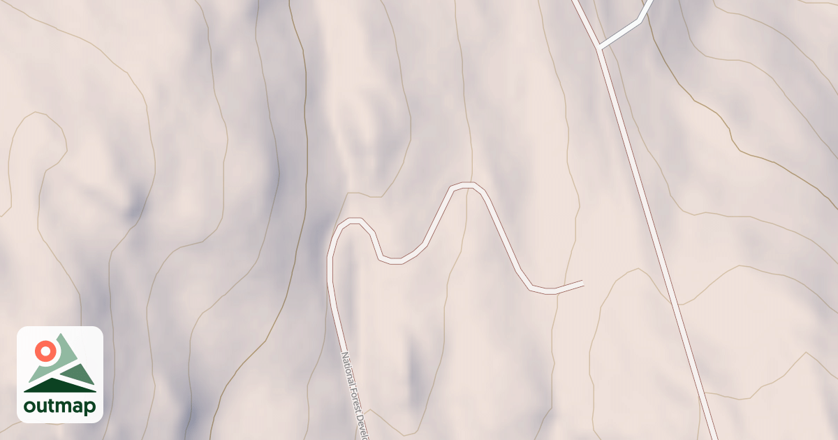 Map of USFS Motor Vehicle Use Map Roads {3C51701A-5F69-45F1-B5E4-7D1F6DEAF51E}