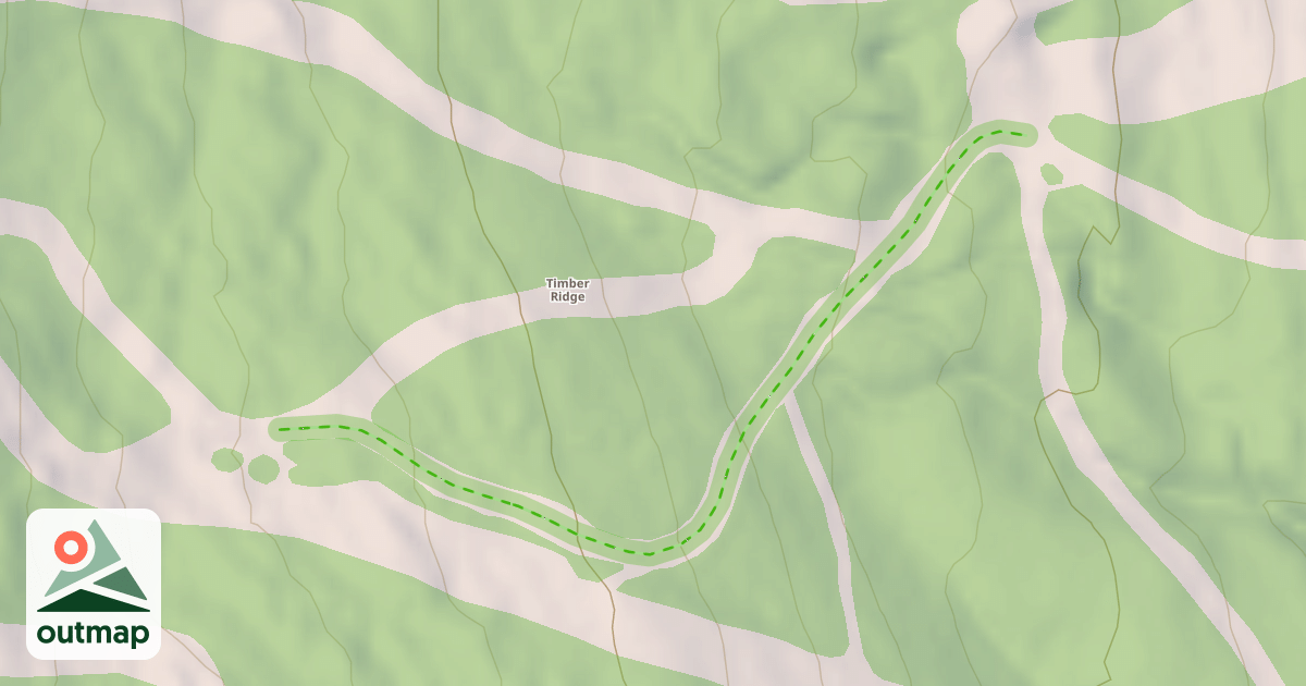 Map of Lower Ridge Run
