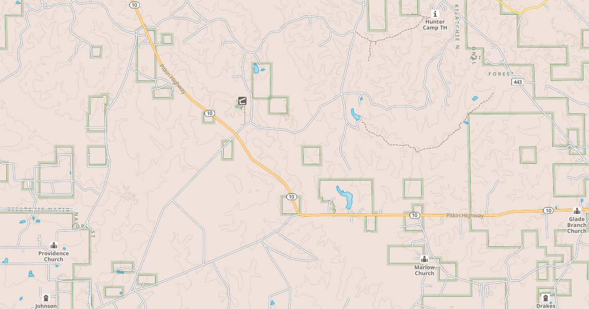 Map preview of ROSEPINE-COON BRANCH