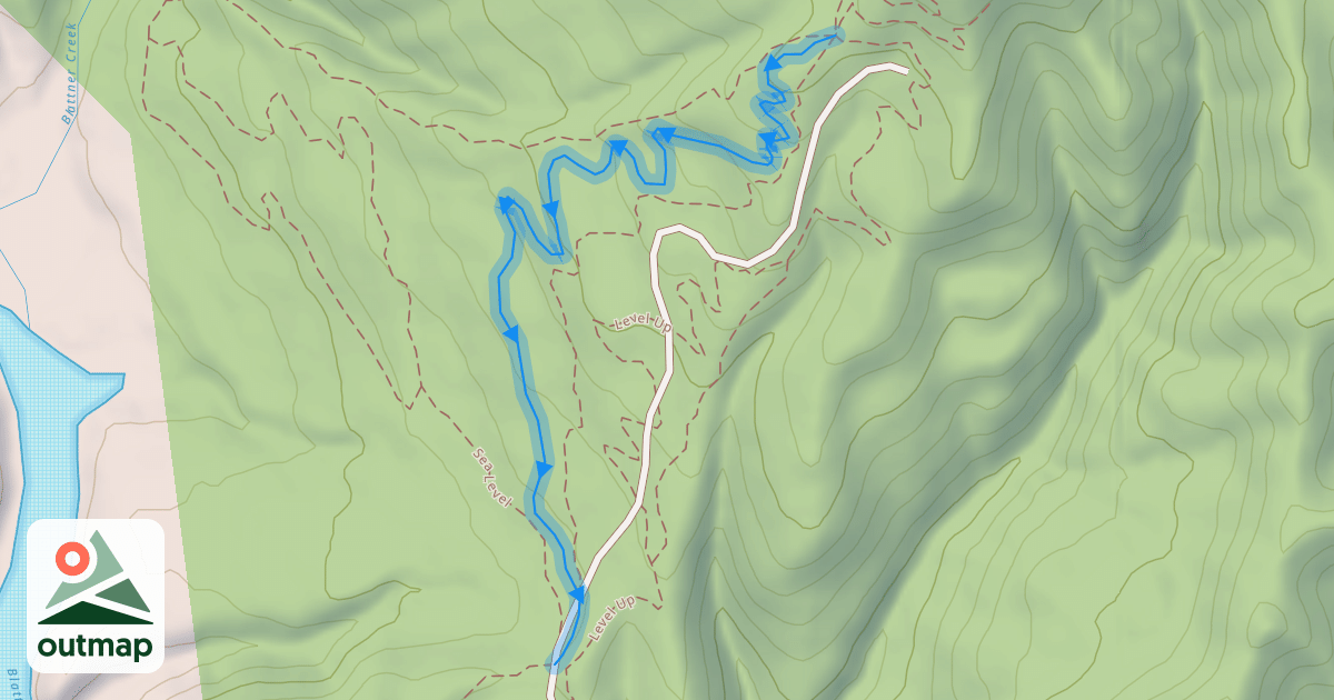 Map of Dude Sweet