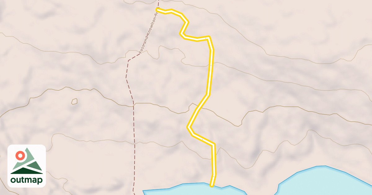 Map of Foss and Knowlton Canoe Trail