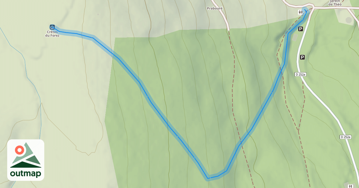 Map of La Forestière