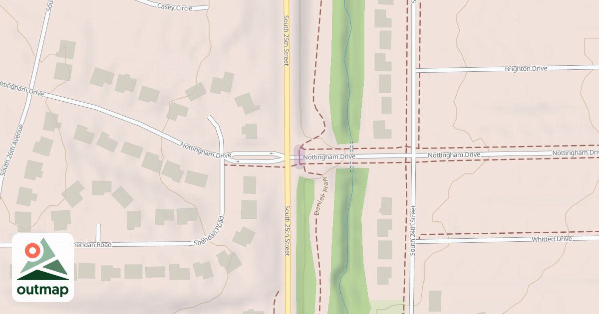 Map of Daniel Trail