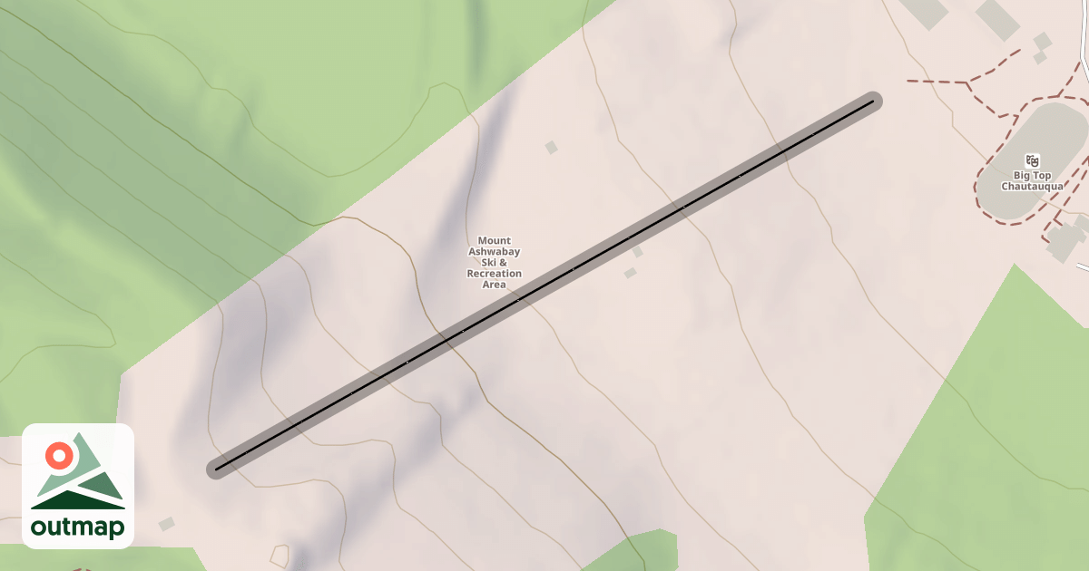 Map of Red Cliff Drop