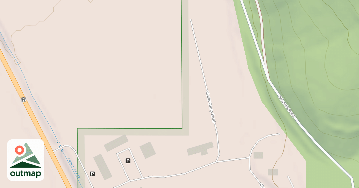 Map of (FDR) SULA RANGER STATION