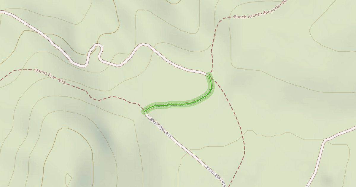 Map preview of Ranch Access Connector (RAC) - #18a