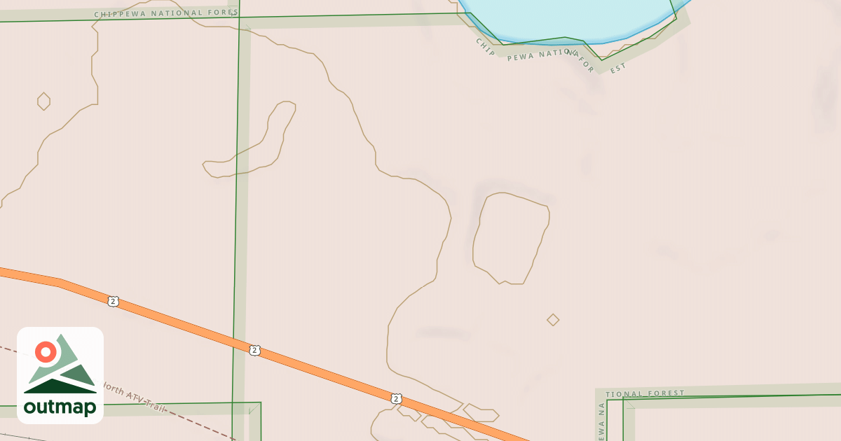 Map of GRASS LAKE ROAD