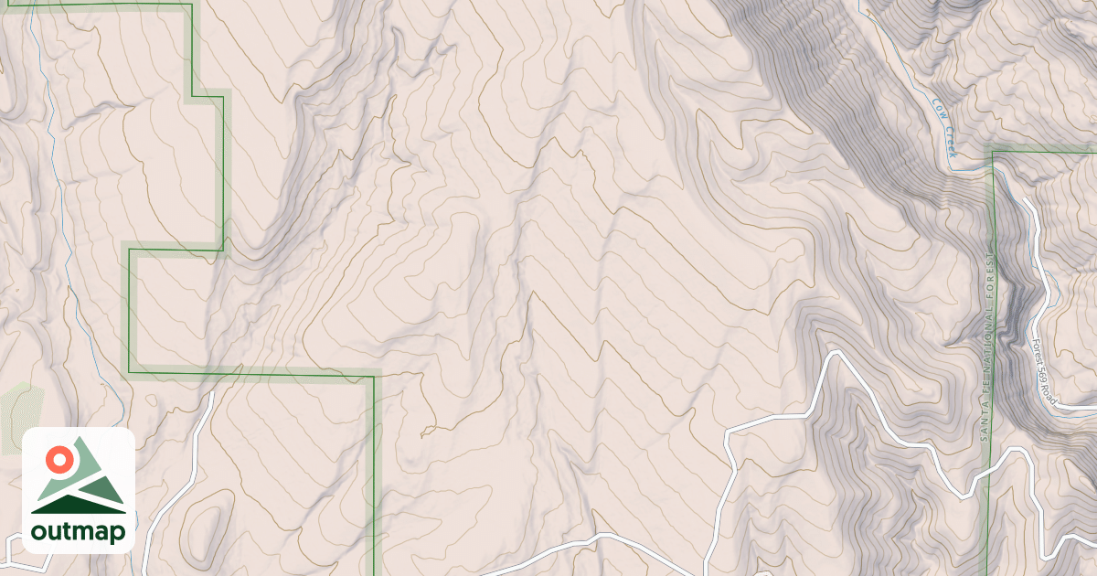 Map of USFS Motor Vehicle Use Map Roads {3508A3A4-C9B7-4F3D-B61D-E42892672724}