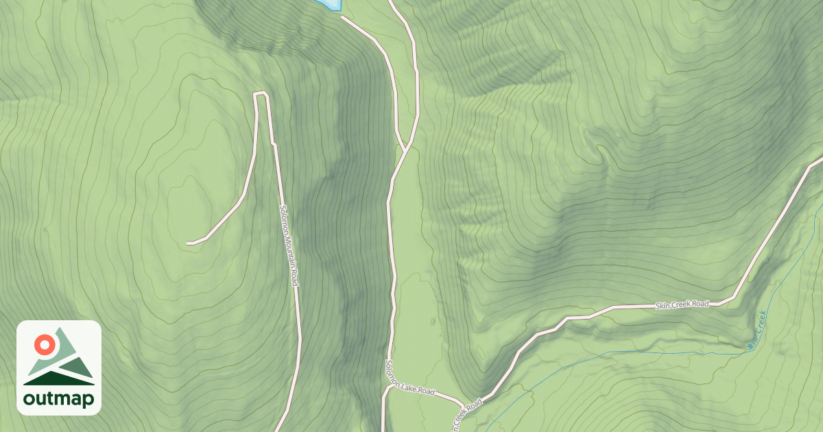 Map of SOLOMON LAKE