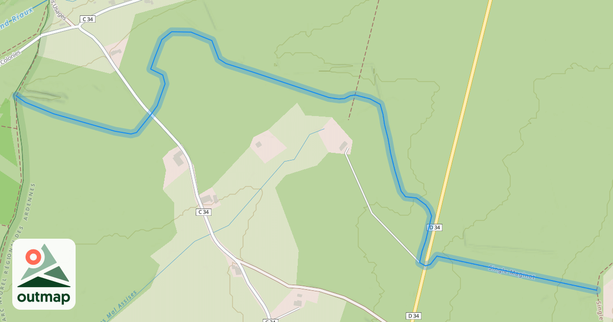 Map of Single Maginot