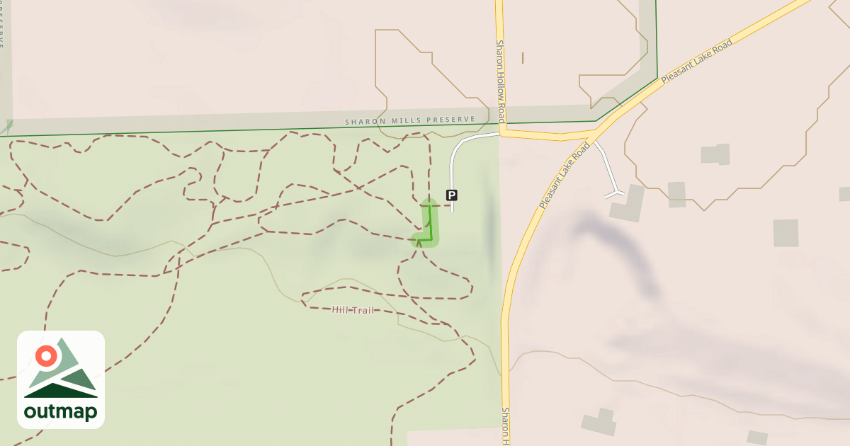 Map of Hill Trail
