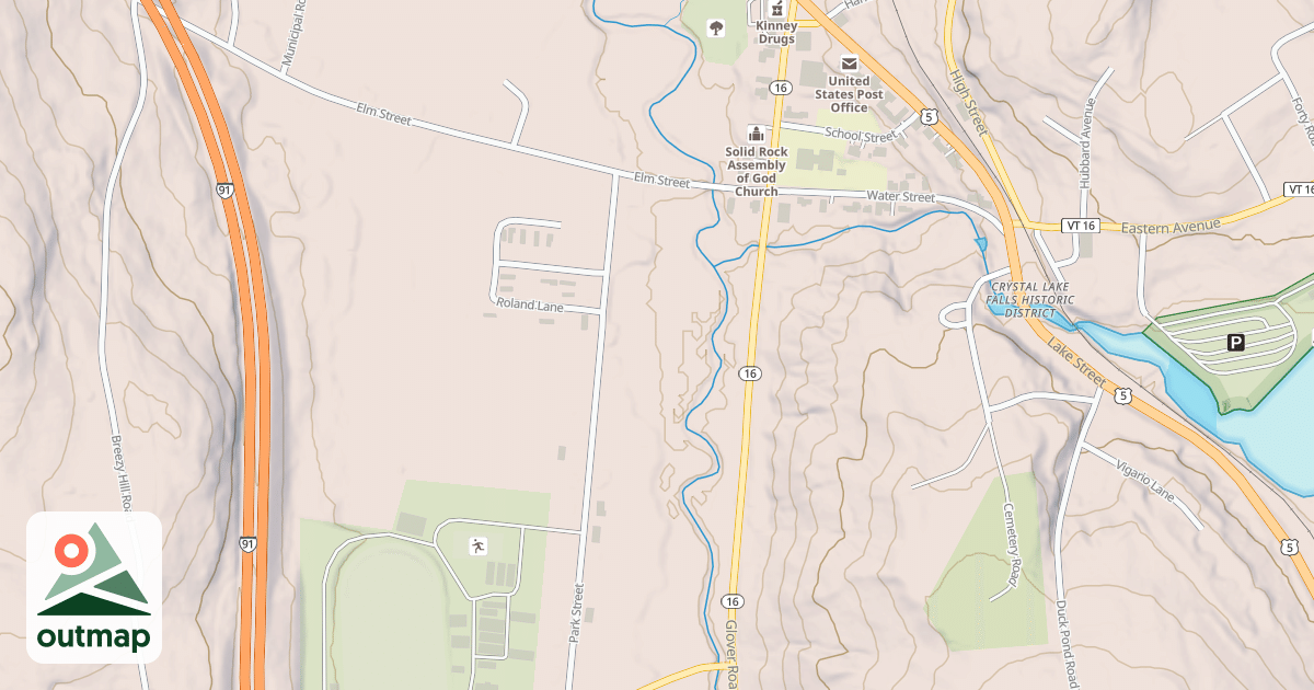 Map of 16 F