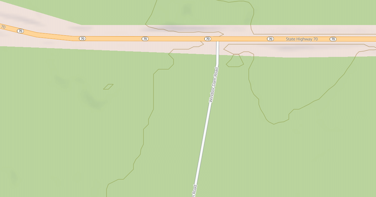 Map preview of FR 2174D - WINDSOR DAM SPUR D