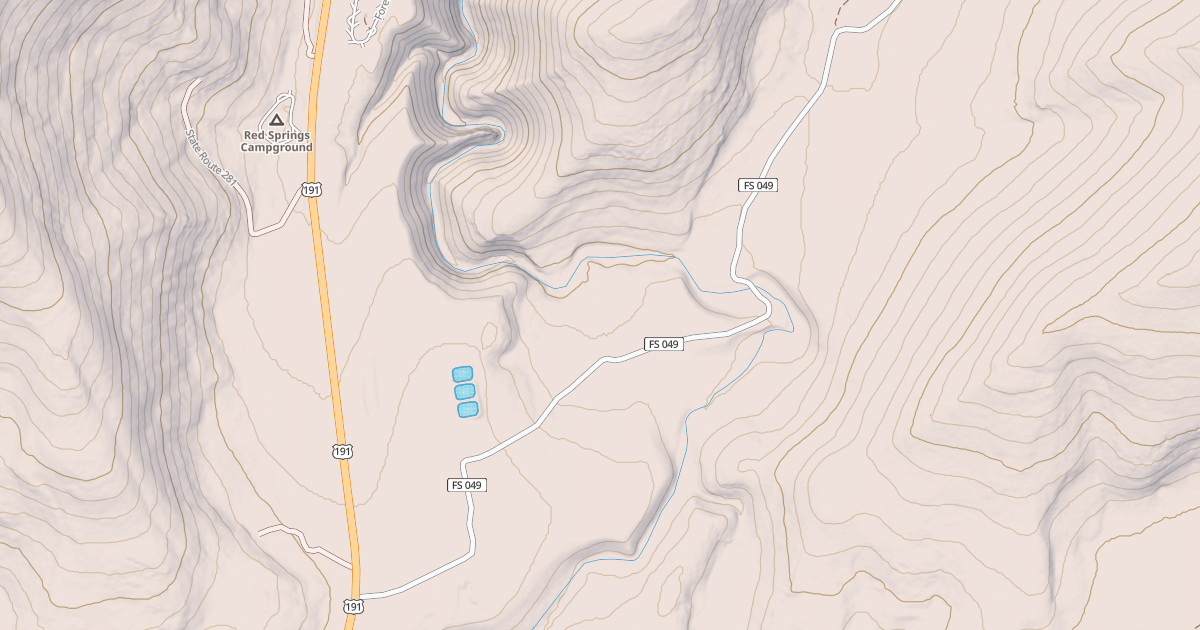 Map preview of GREEN DRAW