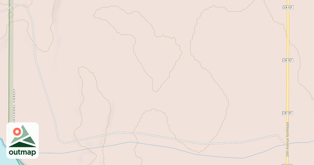 Map of GROUSE PINES LANE NORTHEAST