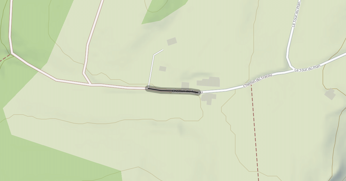 Map preview of Chemin du Tracou