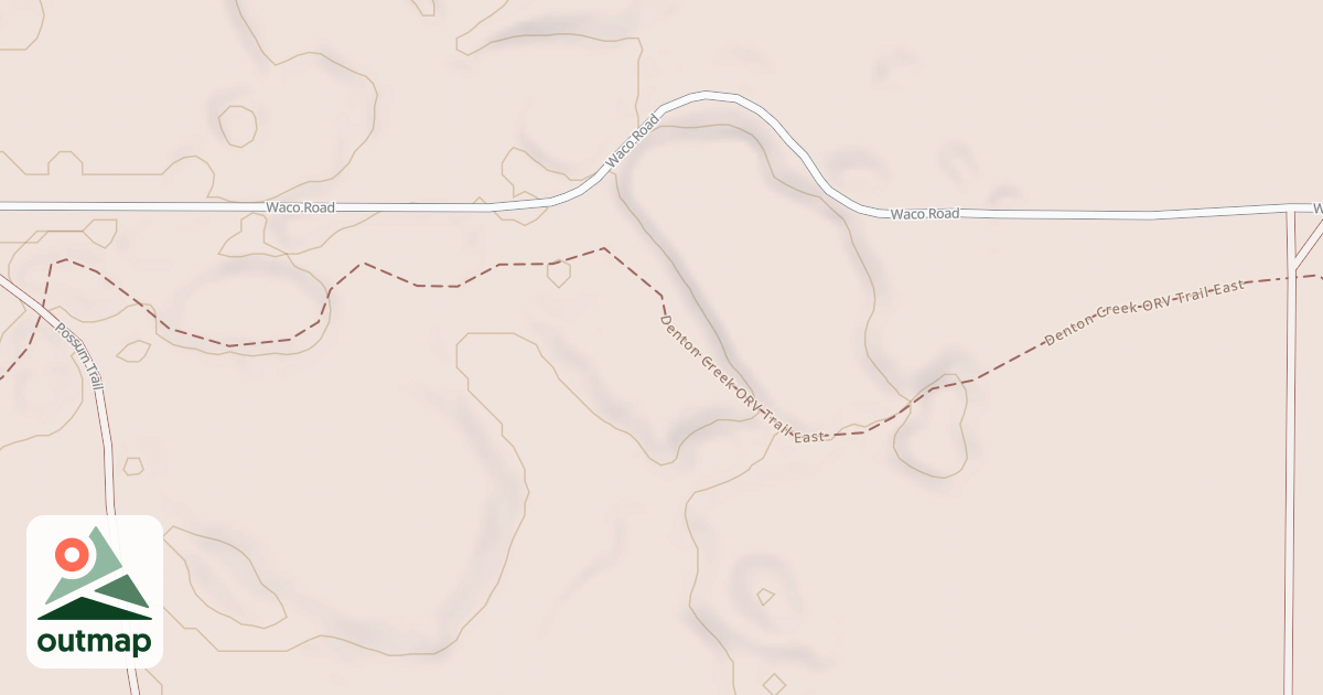 Map of Denton Creek Trail