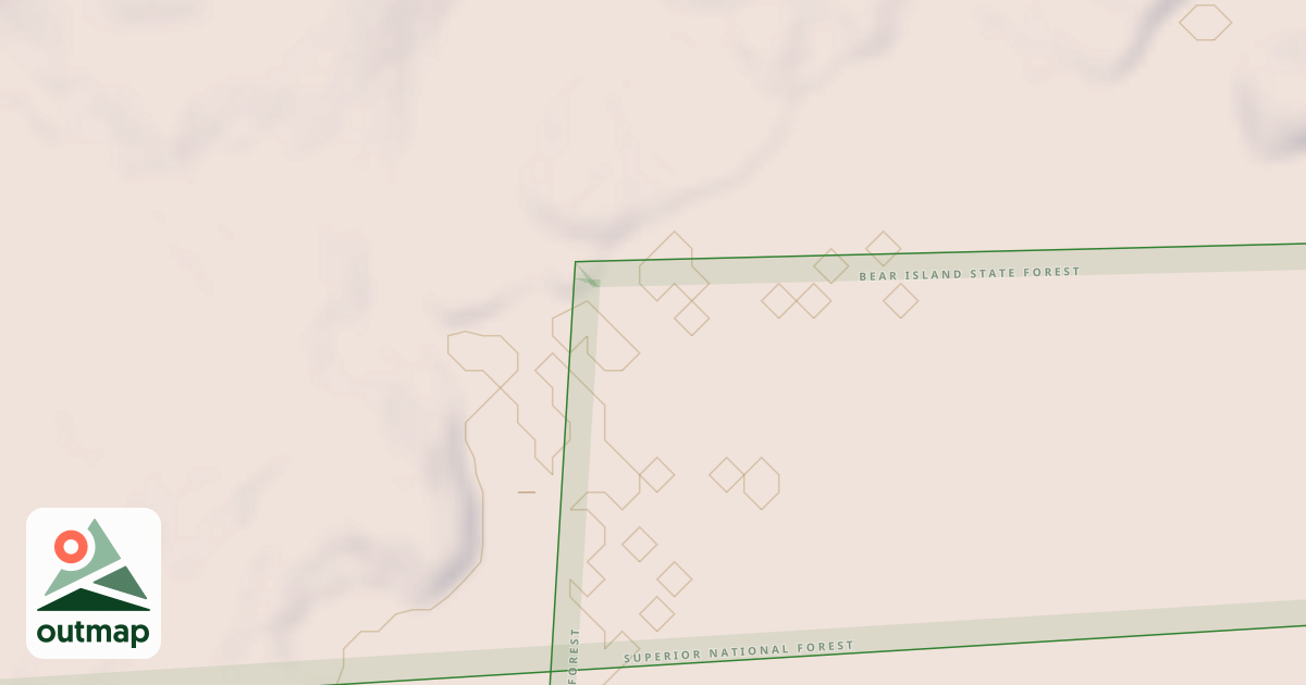 Map of Kawishiwi Triangle Connector