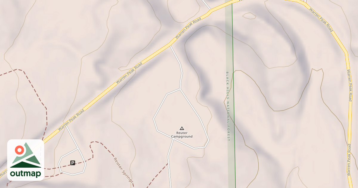 Map of REUTER CAMPGROUND