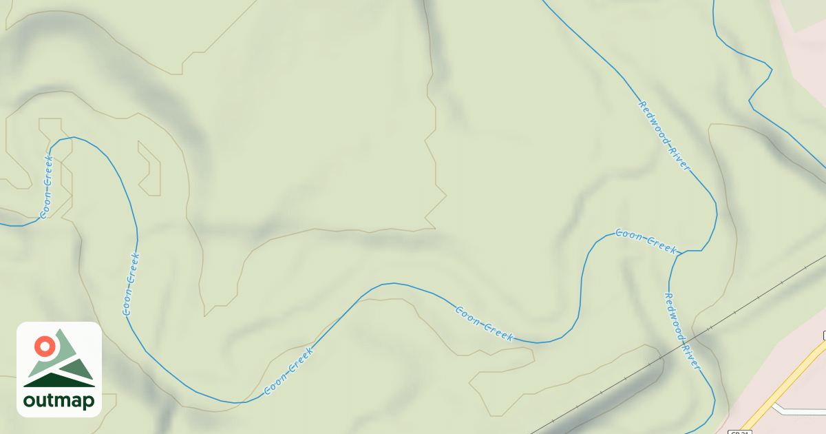 Map of Shady Oaks Native Prairie Adventure Trails