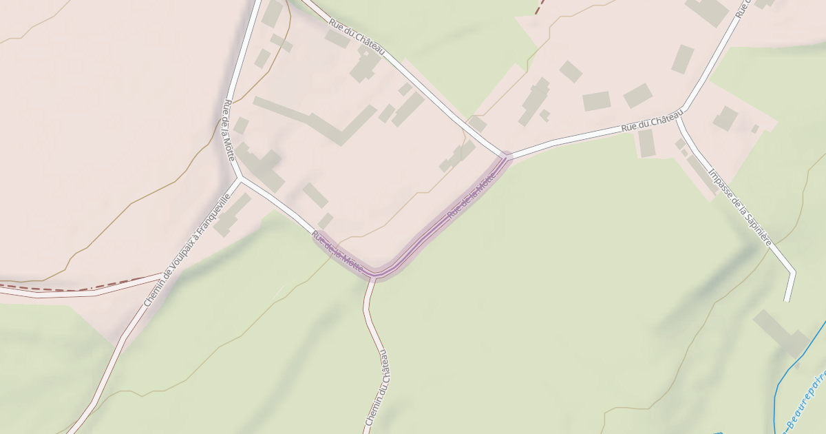 Map preview of Rue de la Motte