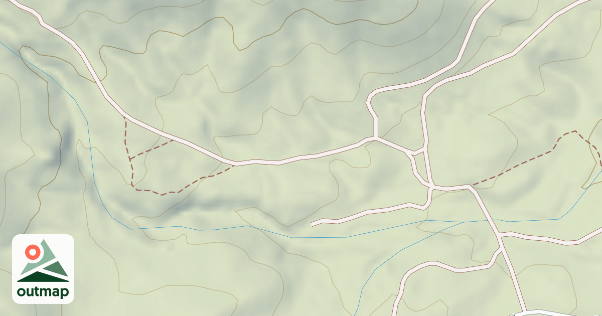 Map of 16070 Keyesville/blk Gulch Usgs Lake Isabel N