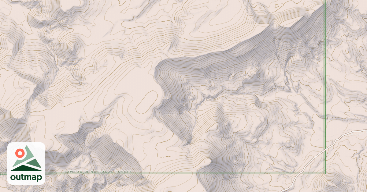 Map of Coal Banks Sw