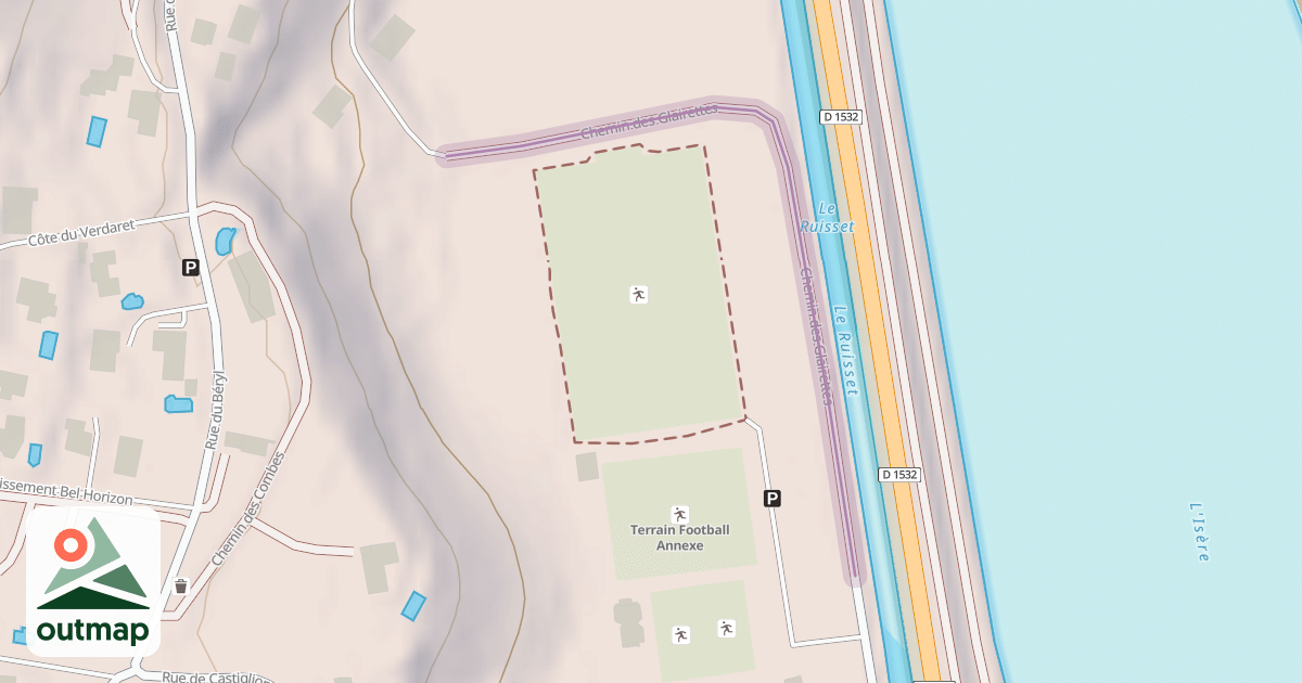 Map of Chemin des Glairettes