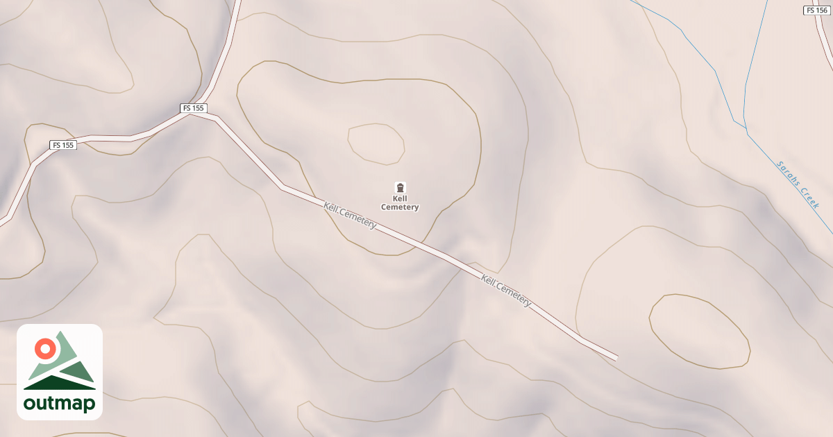 Map of KELL CEMETERY