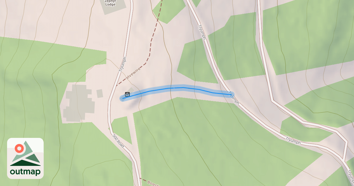 Map of Cowboy Pass
