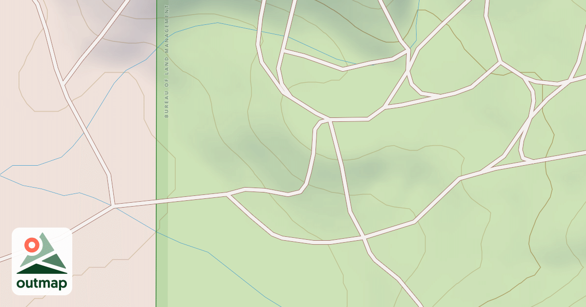 Map of BLM National GTLF Public Motorized Roads 258412d9-31d0-4fde-ba66-3ab4cca77c82