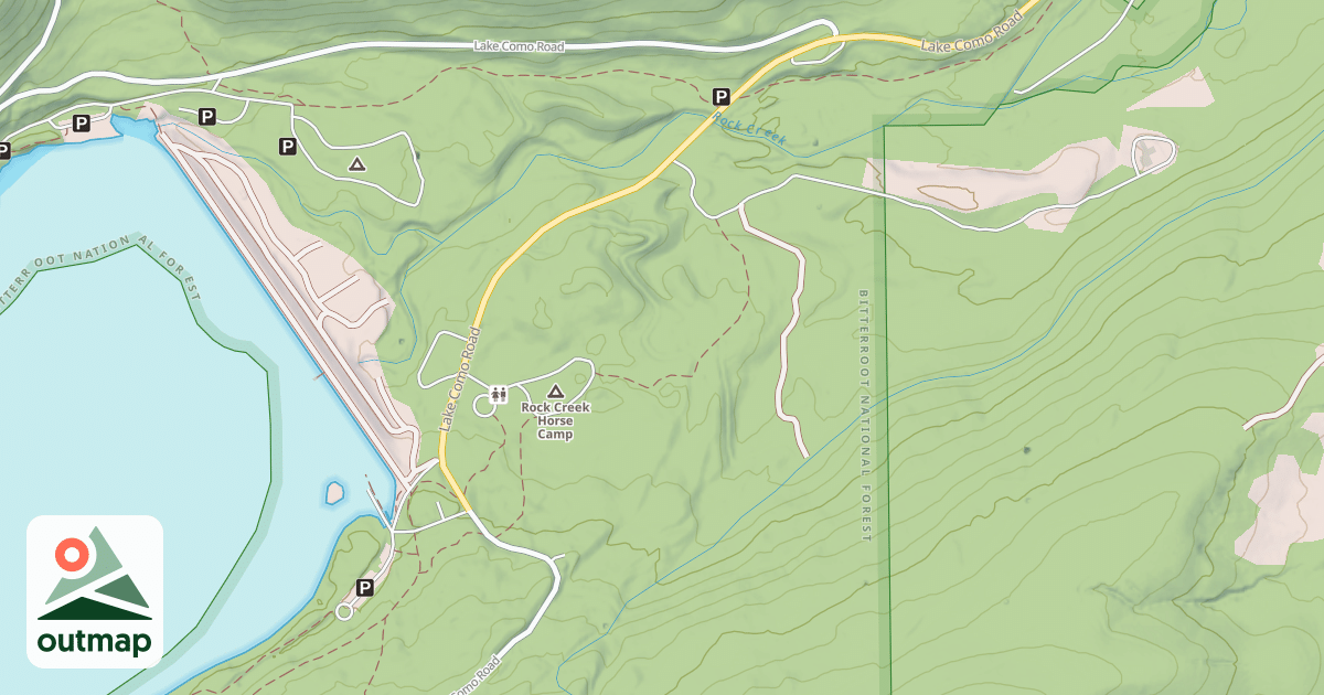 Map of (FDR) LAKE COMO