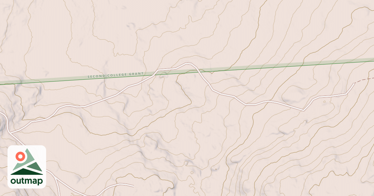Map of Mt Dustan Rd