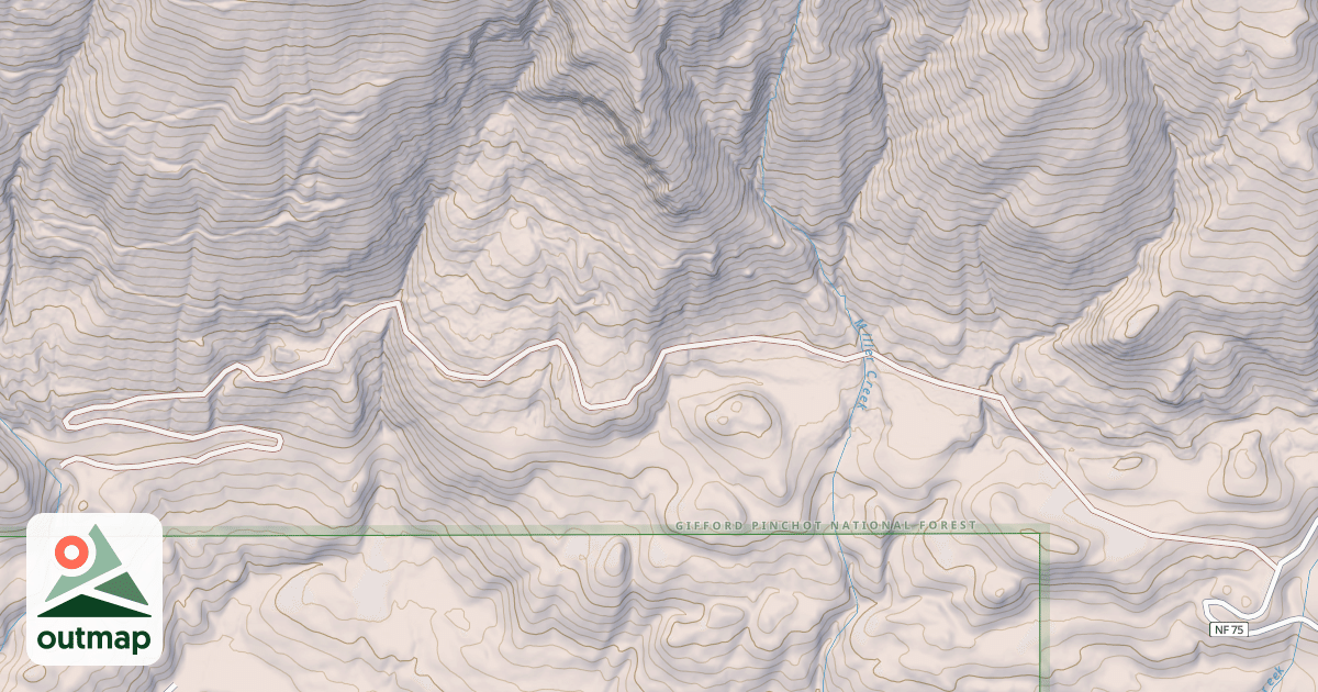 Map of OLIVER CRK