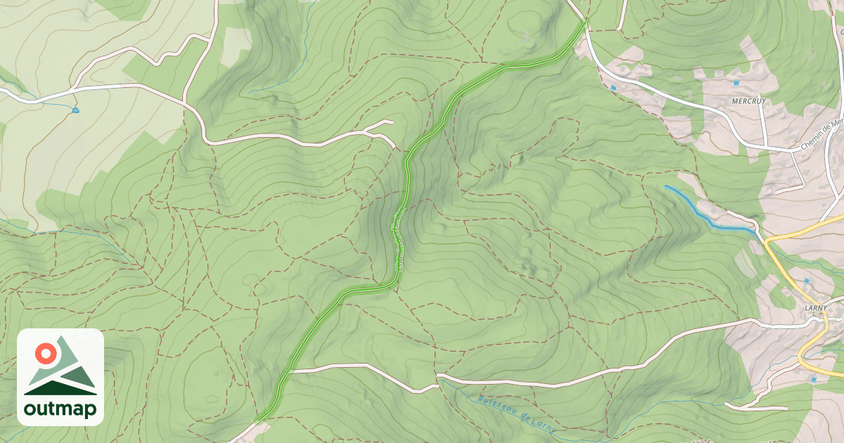 Map of Chemin des Limites