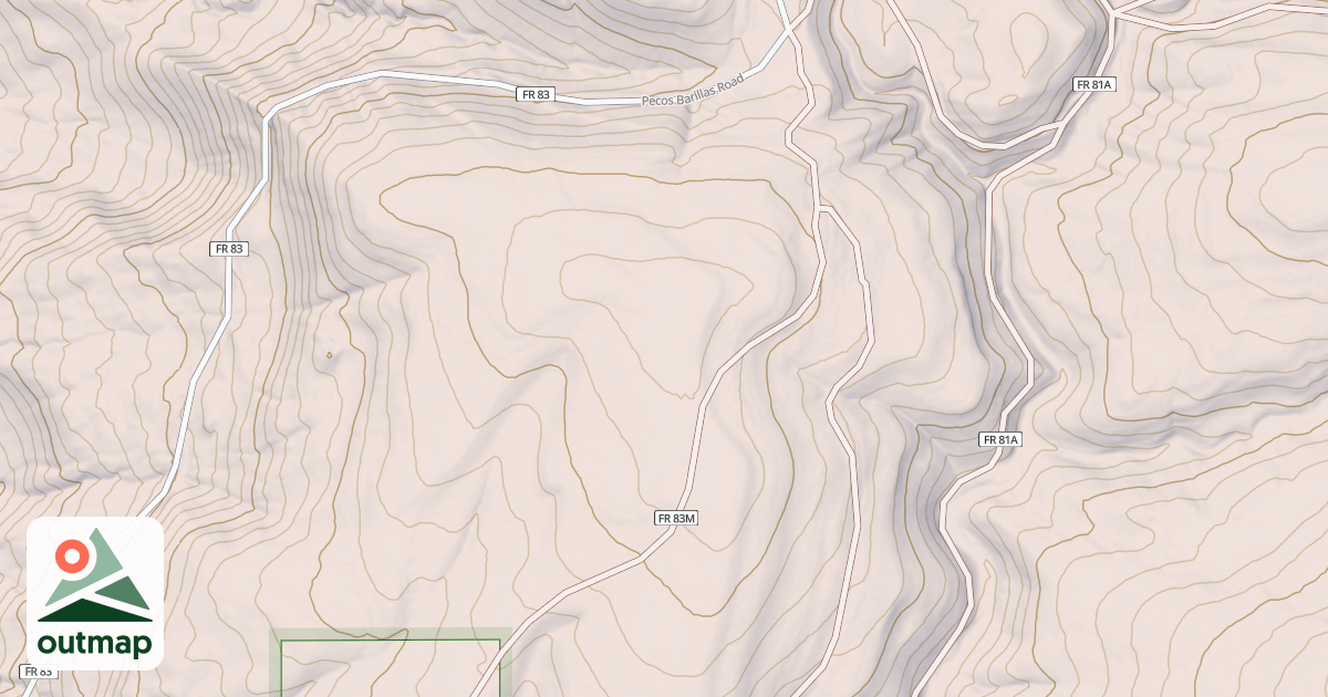 Map of USFS National Forest System Roads {2EDC8AC3-586F-4AF3-94E3-8550C1E62BE7}