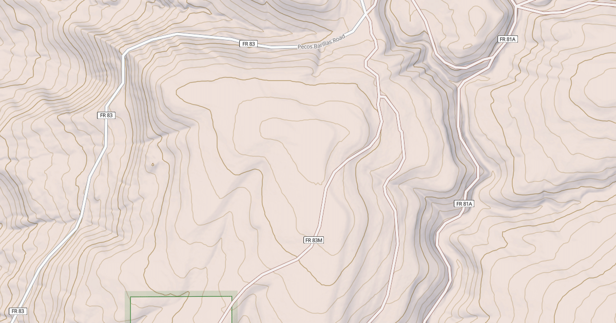 Map preview of USFS National Forest System Roads {2EDC8AC3-586F-4AF3-94E3-8550C1E62BE7}