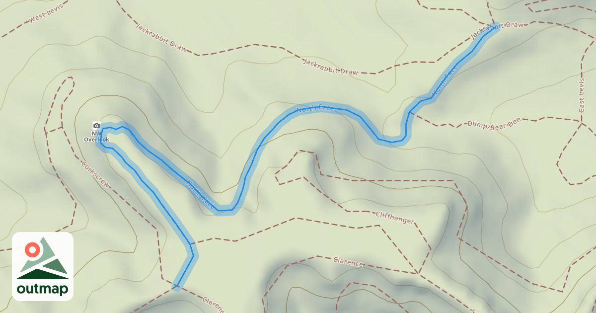 Map of North Face