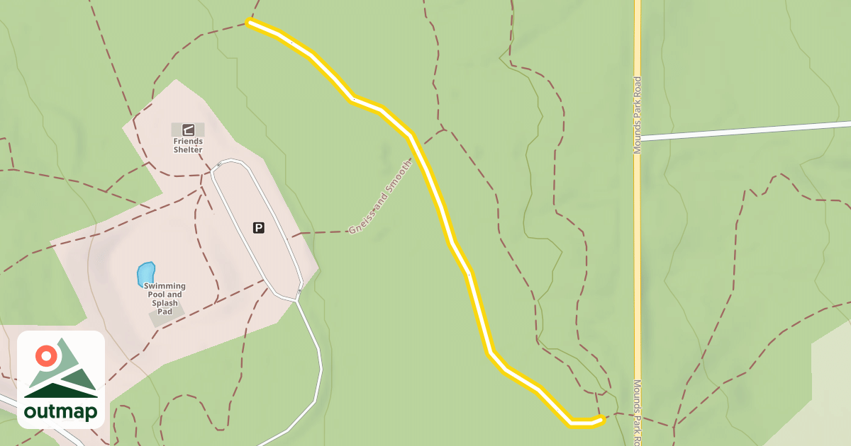 Map of Pleasure Valley Trail