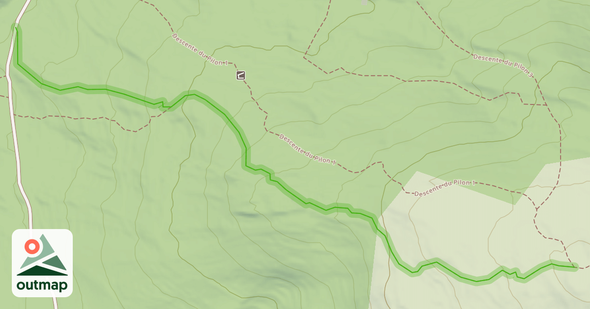 Map of Descente du Pilon 2