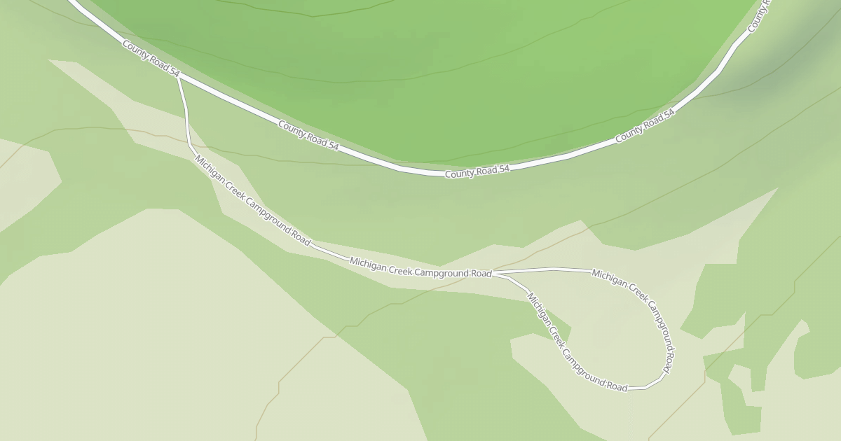 Map preview of MICHIGAN CREEK CG