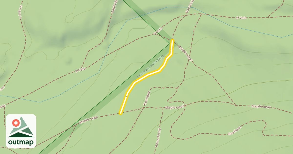 Map of 2 Vals alternatif