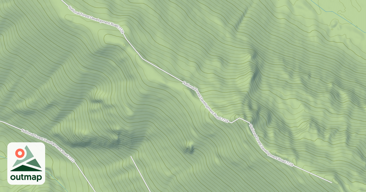 Map of PITCHER SPUR