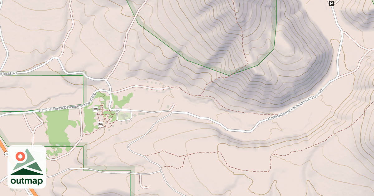 Map of LONG SPRINGS